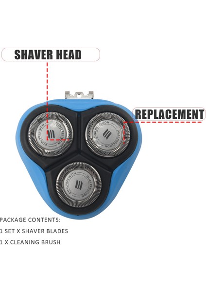 Jilet Yedek Tıraş Makinesi Kafa Blate Çerçeve Philips At750 At890 Pt 860 860 866 At758 Pt 710 725 Jilet, Mavi (Yurt Dışından) fırsatları