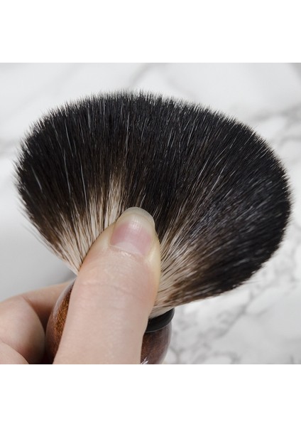 Erkekler Tıraş Fırçası Tıraş Ahşap Saplı Yüz Sakal Temizleme Cihazı Yüksek Kalite Pro Salon Aracı Emniyetli Jilet Fırçası (Yurt Dışından)