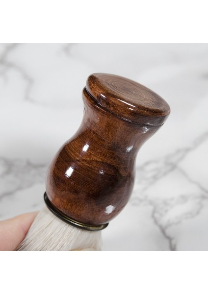 Erkekler Tıraş Fırçası Tıraş Ahşap Saplı Yüz Sakal Temizleme Cihazı Yüksek Kalite Pro Salon Aracı Emniyetli Jilet Fırçası (Yurt Dışından)