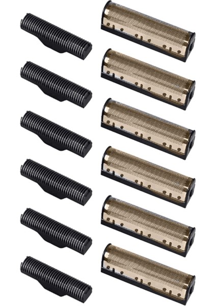 Kemei Km-1102 Clipper Elektrikli Tıraş Makinesi Parçaları Net Altın Için 3 Takım Kesme Bıçağı (Yurt Dışından)
