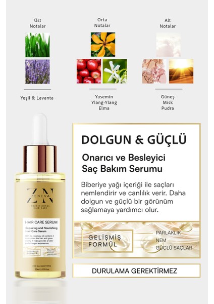 Parlaklık Veren Yıpranmış Saçlar Için Onarıcı ve Besleyici Nemlendirici Saç Bakım Serumu 30ML fiyatları