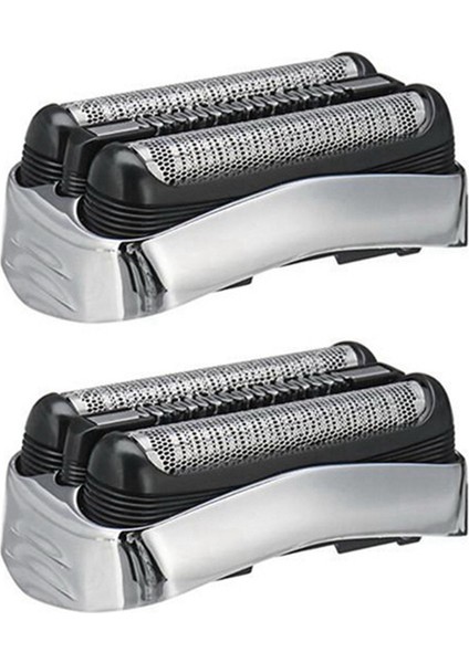 2X Yedek Elektrikli Tıraş Makinesi Başlığı Braun 21S 3 Serisi 300S 301S 310S 320S 330S 340S 360S 380S 3000S Tıraş Makinesi Parçaları (Yurt Dışından)