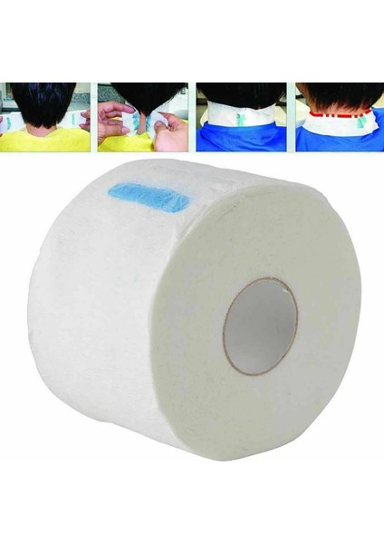 10 Boyun Saç Kesim Yaka Fırfır Şerit Rulo Kağıt Hijyen Salon Berber Bertarafı (Yurt Dışından)