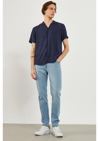 Smith Ice Blue Tapered Fit Jean Pantolon - Ice Blue