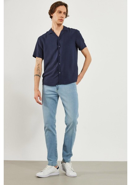 Smith Ice Blue Tapered Fit Jean Pantolon - Ice Blue modelleri