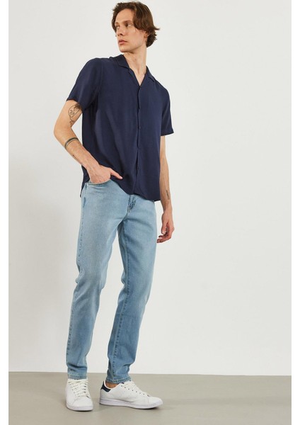 Smith Ice Blue Tapered Fit Jean Pantolon - Ice Blue fırsatları