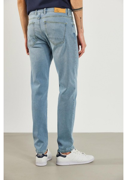 Smith Ice Blue Tapered Fit Jean Pantolon - Ice Blue indirimleri