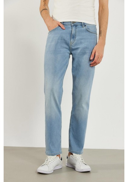 Kalimnos Med Blue Comfort Fit Jean Pantolon - Med Blue fiyatları