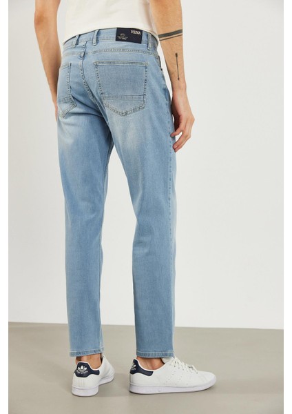 Kalimnos Med Blue Comfort Fit Jean Pantolon - Med Blue fırsatları