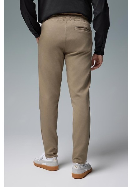 Alfred Beli Lastikli Smart Pantolon - Vizon fırsatları