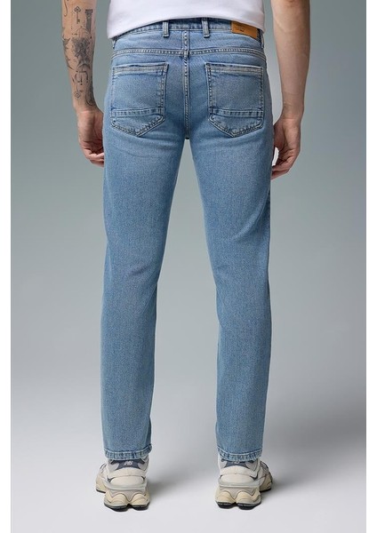 Edward Tint Med Blue Slim Straight Jean Pantolon - Tınt Med Blue fırsatları