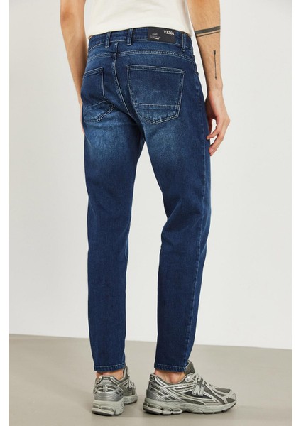 Smith Deep Dark Blue Tapered Fit Jean Pantolon - Deep Dark Blue indirimleri