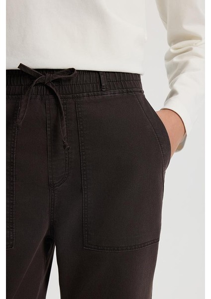 Flora Beli Lastikli Denim Pantolon(Tencel)(Tm) - Kahverengi modelleri