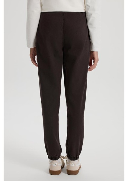 Flora Beli Lastikli Denim Pantolon(Tencel)(Tm) - Kahverengi fırsatları