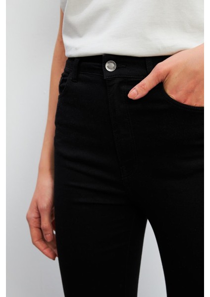 Holly Black Ekstra Yüksek Bel Skinny Jean Pantolon - Black modelleri