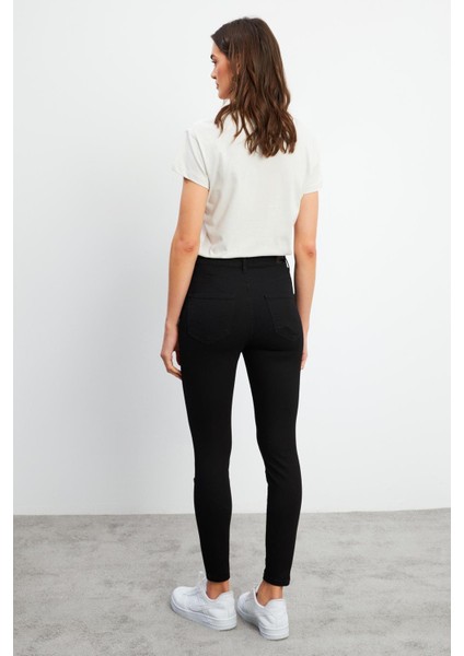 Holly Black Ekstra Yüksek Bel Skinny Jean Pantolon - Black fırsatları