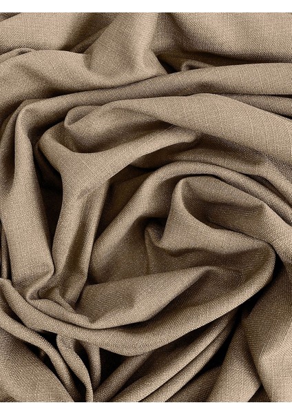 Alaska Keten Fon Perde Bej Tek Kanat (Pilesiz) indirimleri