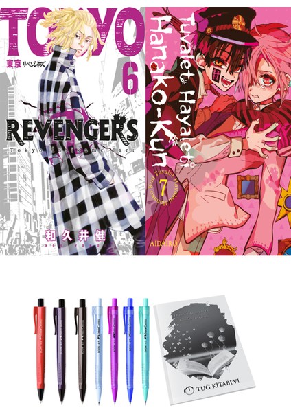 Tokyo Revengers 6 ve Hanako-Kun Tuvalet Hayaleti 7 2li Set