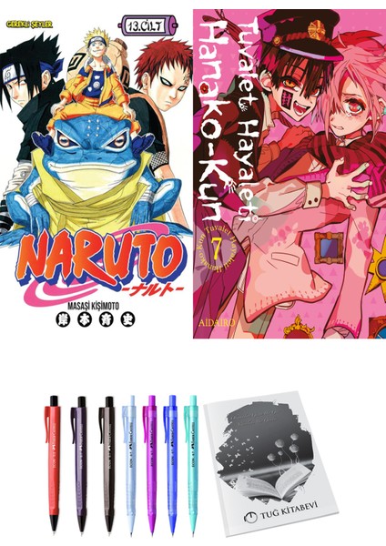 Naruto 13 ve Hanako-Kun Tuvalet Hayaleti 7 2li Set