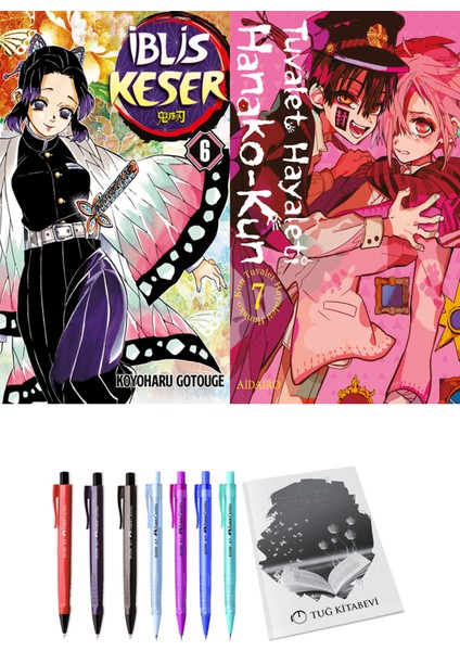 İblis Keser 6 ve Hanako-Kun Tuvalet Hayaleti 7 2li Set