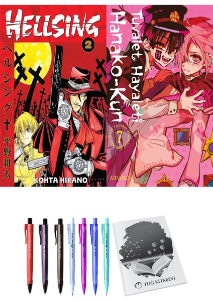 Hellsing 2 ve Hanako-Kun Tuvalet Hayaleti 7 2li Set