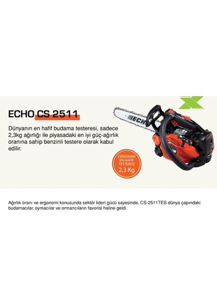 CS-2511 Tes Benzinli Testere fırsatları