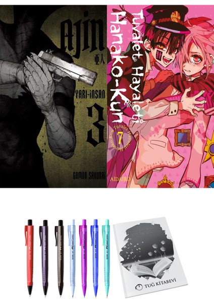 Ajin 3 ve Hanako-Kun Tuvalet Hayaleti 7 2li Set
