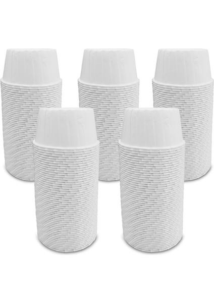 Muffin Kek Kapsülü Beyaz Büyük Boy 50'li x 5 Paket