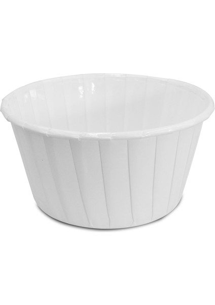 Muffin Kek Kapsülü Beyaz Büyük Boy 50'li x 5 Paket