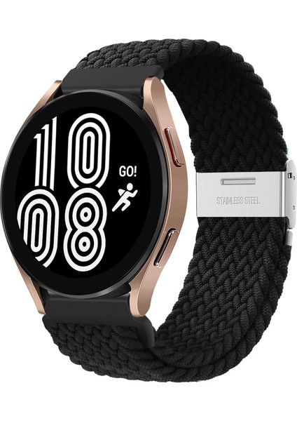 Samsung Galaxy Watch 4 5 6 7 Fe 40 44MM Classic 42 43 46 47MM Uyumlu 20MM Metal Klips Örgü Kordon