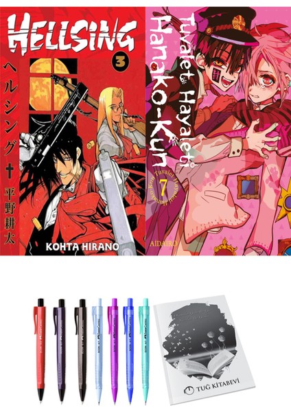 Hellsing 3 ve Hanako-Kun Tuvalet Hayaleti 7 2li Set