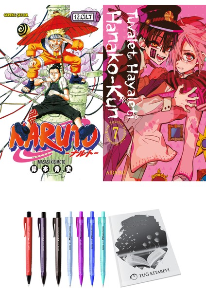 Naruto 12 ve Hanako-Kun Tuvalet Hayaleti 7 2li Set