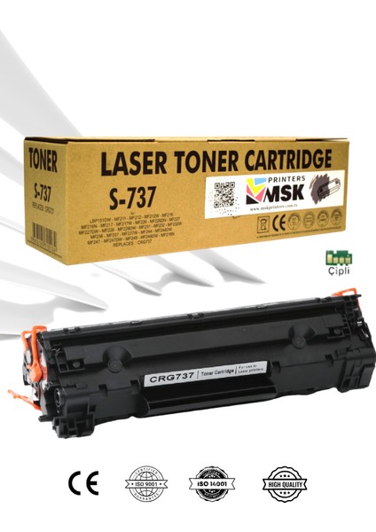 Canon Imageclass MF212W Muadil Siyah Toner