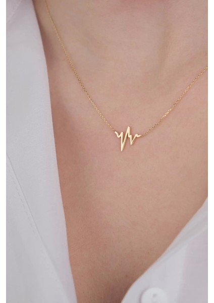 14 Ayar Altın Ritim Kolye