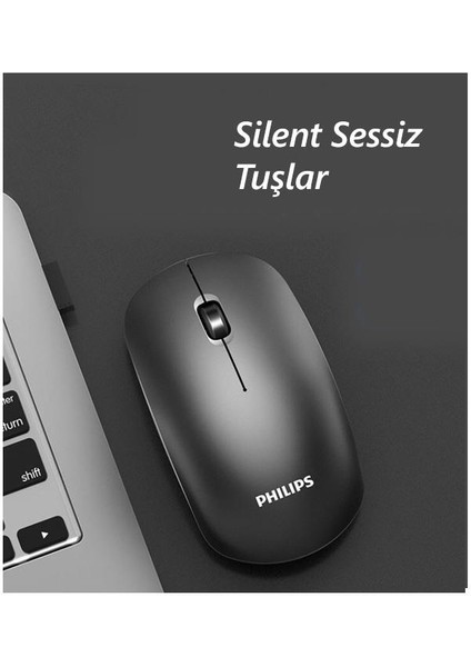 SPK7315 2.4ghz 1600 Dpi Kablosuz Mouse Siyah