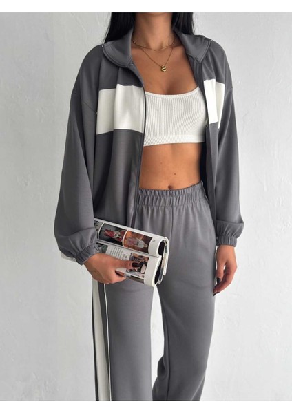 Modal Kumaş Garnili Arabiyeli Siyah Spor Takım fiyatları