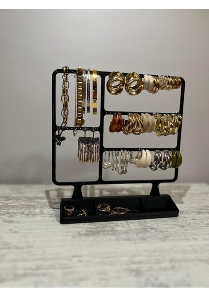 Takı Organizer Standı Aksesuar Mücevher Yüzük Küpe Saat Düzenleyici modelleri