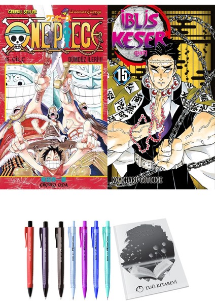 One Piece 15 ve İblis Keser 15 2li Set