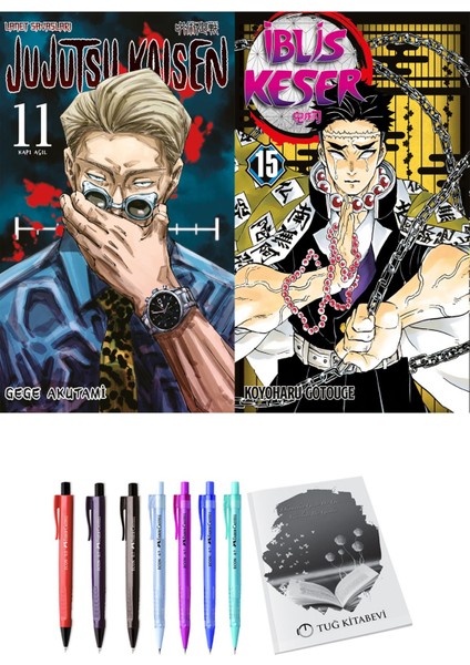 Jujutsu Kaisen 11 ve İblis Keser 15 2li Set