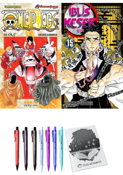 One Piece 20 ve İblis Keser 15 2li Set