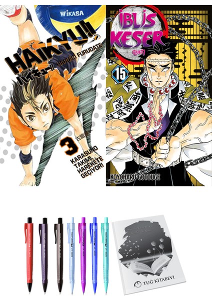 Haikyu!! 3 ve İblis Keser 15 2li Set