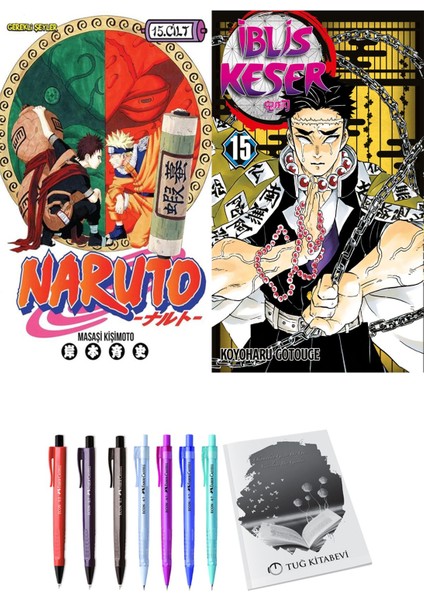 Naruto 15 ve İblis Keser 15 2li Set