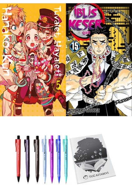 Hanako-Kun Tuvalet Hayaleti 5 ve İblis Keser 15 2li Set
