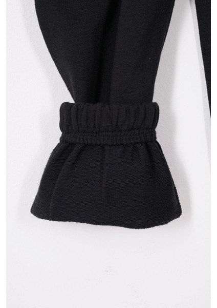 Çift Kargo Cepli Siyah Renk Erkek Çocuk Eşofman Tek Alt fırsatları