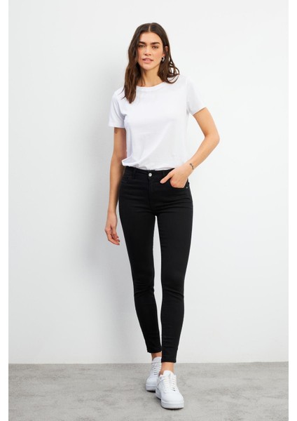 Gabriella Party Black Skinny Jean Pantolon - Party Black