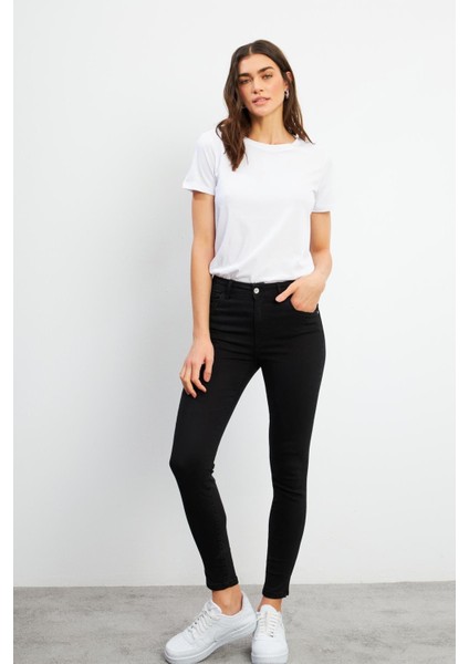 Gabriella Party Black Skinny Jean Pantolon - Party Black fiyatları