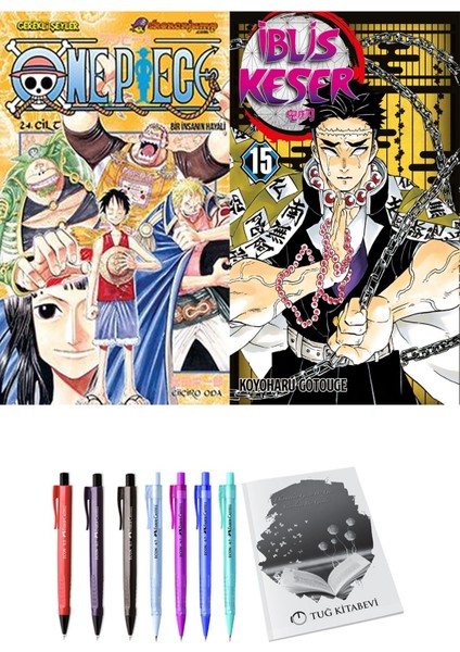 One Piece 24 ve İblis Keser 15 2li Set