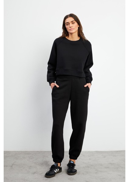 Beli Lastikli Oversize Jogging Pantolon - Siyah fiyatları