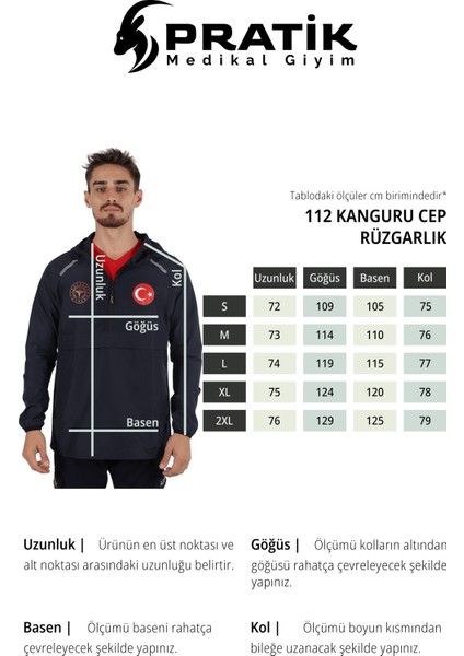 Lacivert 112 Acil Sağlık Kanguru Cep Rüzgarlık indirimleri