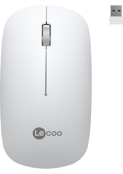 WS214 1200 Dpı 4 Tuşlu Kablosuz Mouse Beyaz